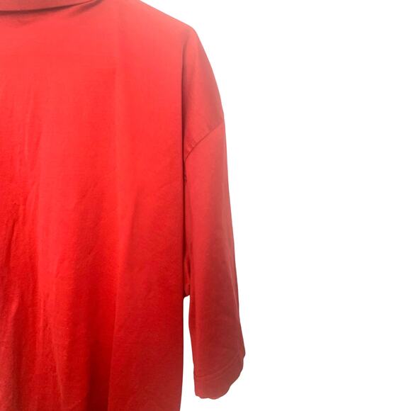 Peter Millar Polo Golf Shirt XL Red Mens 100% Cotton Stanford Logo - Picture 5 of 8